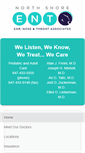Mobile Screenshot of northshoreent.com